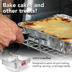 Stock Your Home Aluminum 9x13 Disposable Foil – Half Size Deep Steam Table - Image 7
