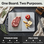 Chopzilla XL Titanium Cutting Board, Food Safe Double Sided PP and Titanium - Image 3