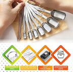 Spring Chef Stainless Steel Measuring Spoons Set of 8 - Image 6