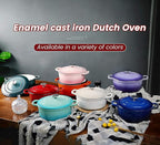 EDGING CASTING Enameled Cast Iron Covered 5.5 Quart Dutch Oven - Image 7