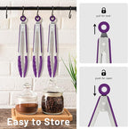 Hotec Mini Silicone Kitchen Tongs - Image 7