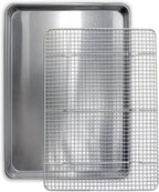 Commercial Quality Cookie Sheet and Rack by SaffronSageHomeLiving