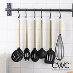 COOK WITH COLOR Silicone Cooking Utensils, Kitchen Utensil Set, Cooking Utensils - Image 7