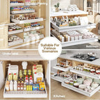 Seinloes 2 Pack Pull Out Cabinet Organizer - Image 7