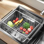 Fanbsy Dish Drying Rack in Sink, Extendable Stainless Steel Dish Drainers - Image 8