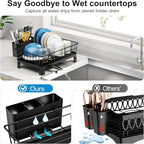 GSlife Small Dish Drying Rack for Kitchen Counter - Image 5