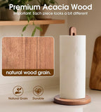 Acacia Wooden Paper Towel Holder Stand - Image 4