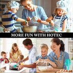 HOTEC 600℉ Heat Resistant BPA-Free Silicone Rubber Spatula Set, Kitchen Cooking - Image 7