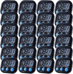 Leumoi 24 Pcs Digital Kitchen Timers Magnetic Back Timers Bulk Large Screen by Leumoi