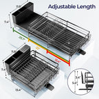 Large Dish Drying Rack, Expandable Dish Rack - Image 6