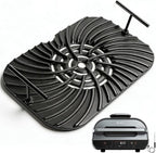 Grill Grate for Ninja Foodi FG551 Grill Accessories, Cast Iron Griddle Plate by WEBROIL