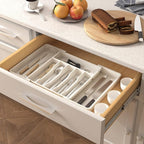 Lifewit Silverware Drawer Organizer, Expandable Utensil Tray - Image 7