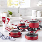 Amazon Basics Aluminum Non-Stick Cookware Set, Oven Safe, Dishwasher Safe - Image 6
