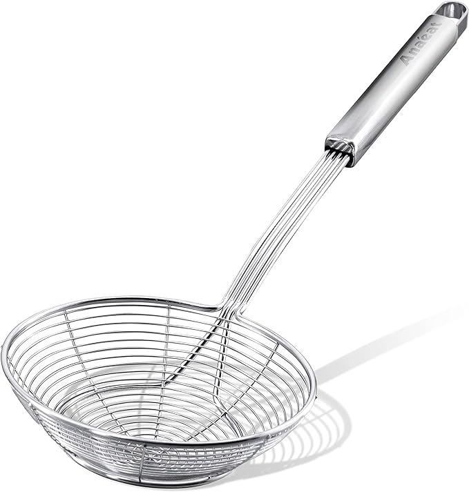Anaeat Stainless Steel Spider Strainer Skimmer by Anaeat