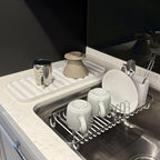 SunnyPoint 304 Stainless Steel NeverRust Compact Dish Drying Rack - Image 3