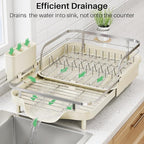 SNTD Dish Drying Rack, Expandable Dish Rack - Image 4