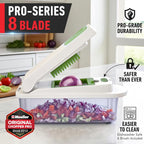 Mueller Pro-Series 10-in-1, 8 Blade Vegetable Chopper, Onion Mincer, Egg Slicer - Image 2