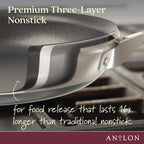 Anolon Achieve Hard Anodized Nonstick Cookware Pots and Pans Set, 9 Piece - Image 4