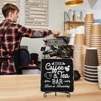 Coffee Bar Sign, Love is Brewing Farmhouse Tabletop Decor, Coffee and Tea Lover - Image 6