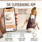 Superbaking Sourdough Proofing Basket Gift Set, Round 9" & Oval 10" Banneton - Image 3