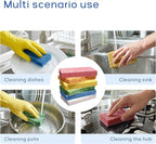 ARCLIBER Cellulose Sponges, Heavy Duty Scrub Kitchen Sponge No Scratching - Image 6