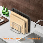 KORRTFID Cutting Board Holder Stand, Chopping Board Storage Rack, Cutting Board - Image 5