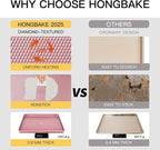 HONGBAKE Baking Sheet Pan Set, Cookie Sheets - Image 4