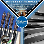 XYJ Professional Serbian Chef Knife Set - Image 5