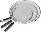 Splatter Screen for Frying Pan 13" 11.5" 9.8" Stainless Steel Fine Mesh Grease by Unknown