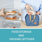 Vtopmart 5 Pack 35oz Glass Food Storage Containers - Image 5