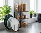 Marsui 4 Pcs Kitchen Organizer Accessories Set Cabinet Organizer Shelf and - Image 6