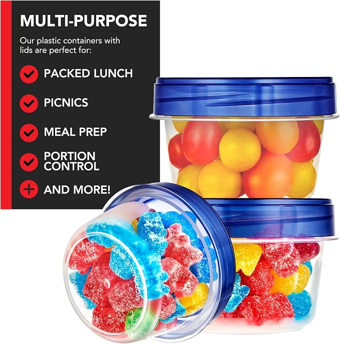 Stock Your Home 4oz Plastic Containers - Image 6