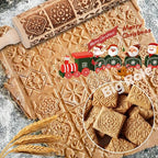 Christmas Embossed Rolling Pin for Baking Cookies Embossing Rolling Pins - Image 8