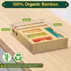 KOCWELL Bag Organizer and Plastic Wrap Dispenser - Image 2
