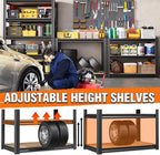 71"Hx28"Wx12"D Garage Shelving-5 Tier Garage Storage Shelves, Adjustable Heavy - Image 5