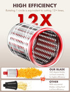 GDL Rotary Cheese Grater Hand Crank - Image 4