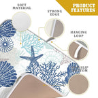 Summer Navy Blue Dish Drying Mat - Image 4