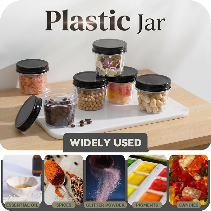 novelinks 4 oz Small Plastic Jars - Image 5