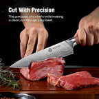 YOTSUBA 3 PCS Japanese Kitchen Knife Set, Razor Sharp High Carbon Stainless - Image 2