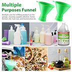 Threaded Funnel Easy Fill Funnel, Twist On Empty Spray Bottle Refill Adapter Fit - Image 6