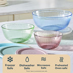 Pyrex Colors Sculpted Tinted Glass Mixing Bowls - Image 6