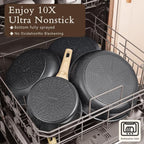 GiPP Ceramic Pots and Pans Set Non Stick - Image 5