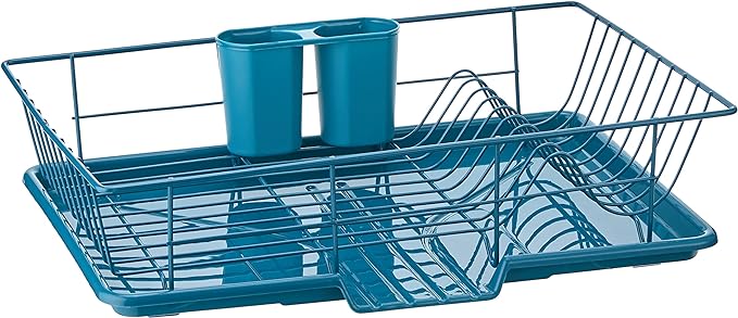 Sweet Home Collection 3 Piece Dish Drainer Rack Set by SweetHomeCollection