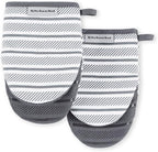 KitchenAid Albany Mini Oven Mitt 2-Pack Set, Charcoal Grey by KitchenAid