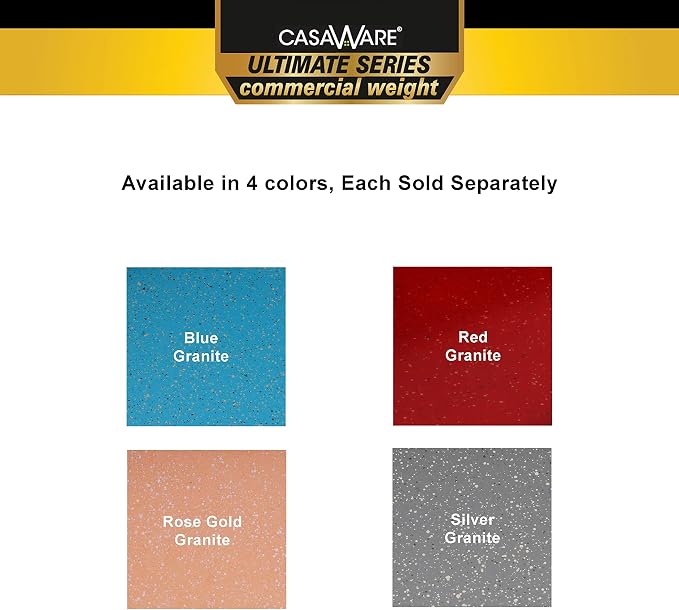 casaWare 15 x 10 x 3-Inch Ultimate Series Commercial Weight Ceramic Coated - Image 4