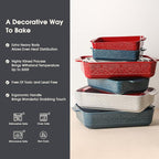 Ceramic Baking Dish Set of 3, Casserole Dishes - Image 5