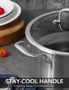 MICHELANGELO Tri-ply Stainless Steel Stock Pot, Heavy Duty Stockpot - Image 6