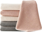 Barista Towel 6 Pack, Extra Thick Microfiber Coffee Cleaning Cloths, Espresso by EubooTree