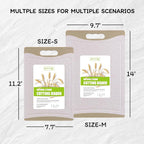 Cutting Board for Kitchen, Wheat Straw Fiber Cutting Board, Dish Washer Safe - Image 3