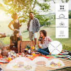 6 Pack Food Covers for Outside Mesh, Food Nets for Outdoors Large Food Covers - Image 6
